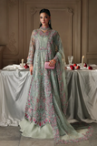 RajBari Sage Embroidered Luxury Formal 3pc