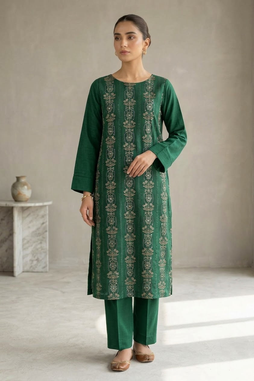 Bareeze Embroidered Karandi Unstitched ST 2pc