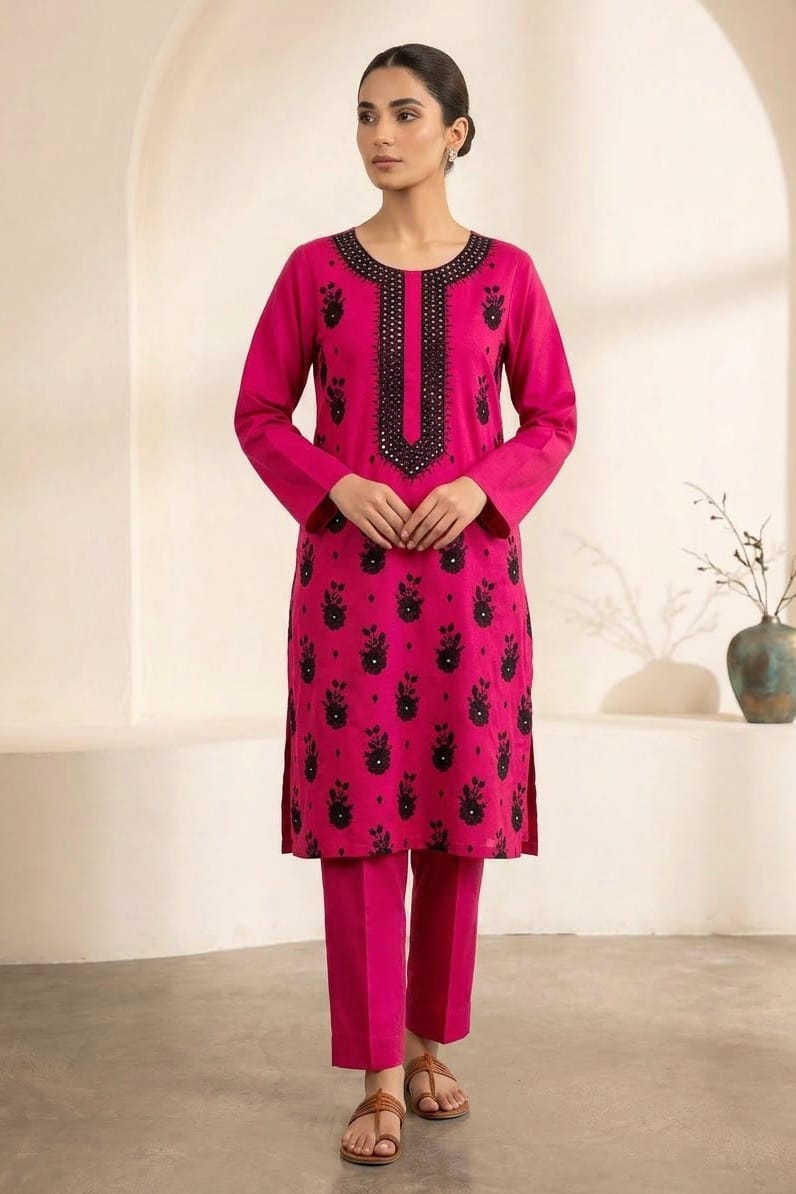 Bareeze Embroidered Karandi Unstitched ST 2pc