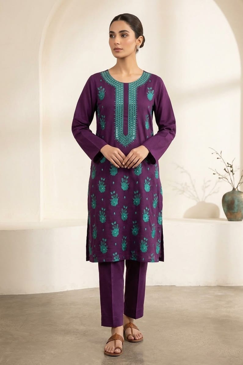 Bareeze Embroidered Karandi Unstitched ST 2pc