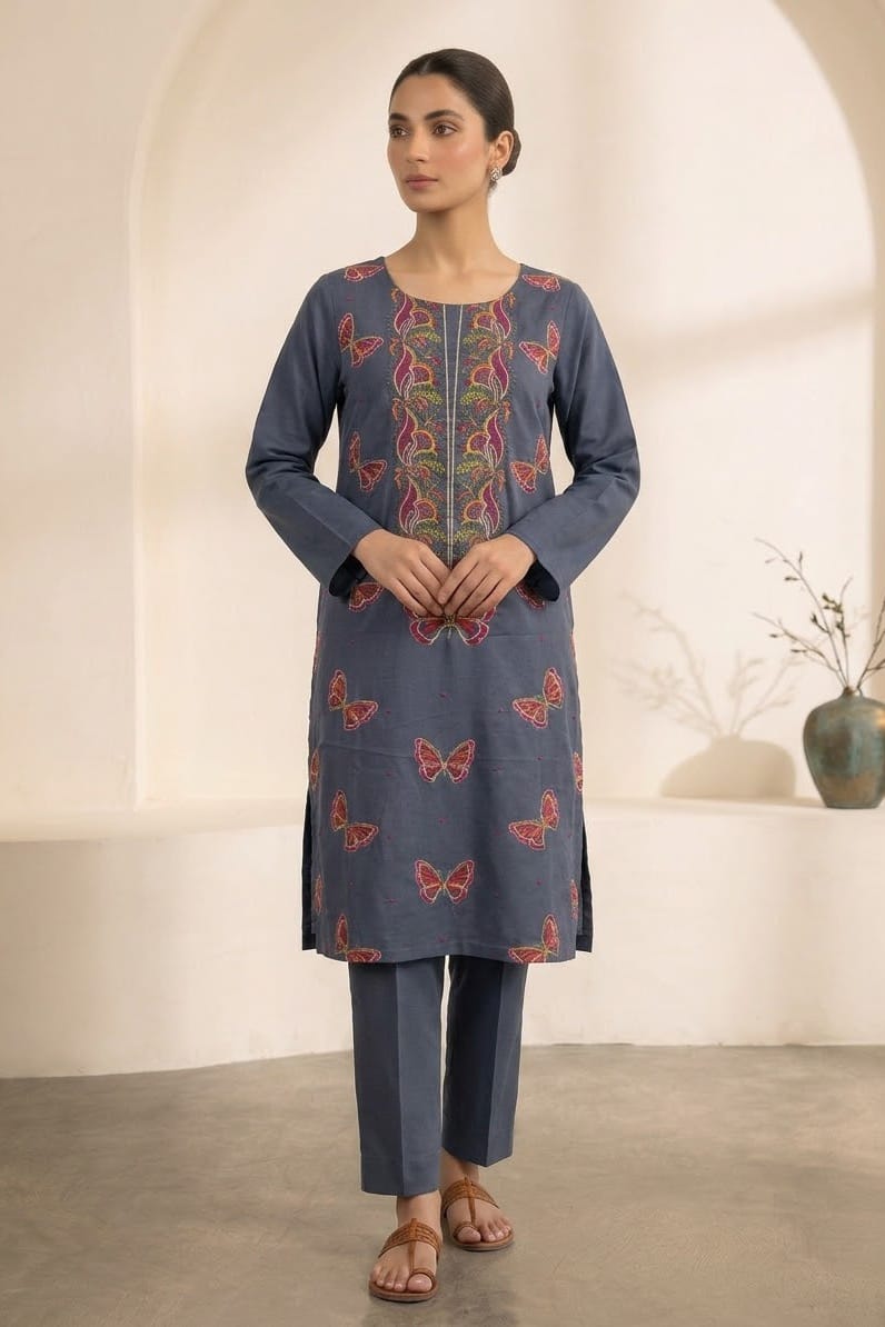 Bareeze Embroidered Karandi Unstitched ST 2pc