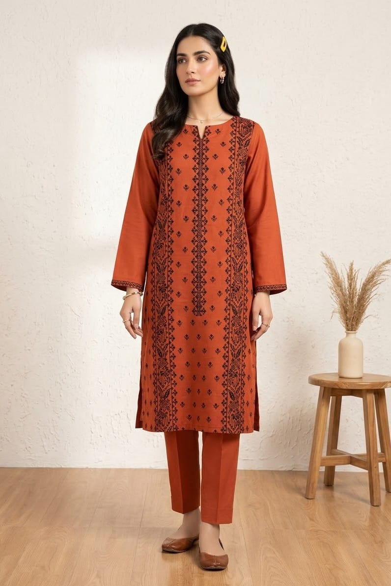Bareeze Embroidered Karandi Unstitched ST 2pc