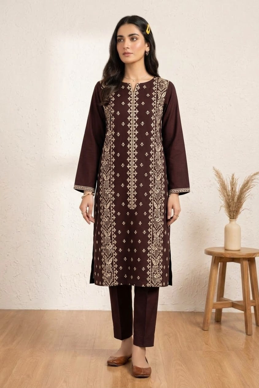 Bareeze Embroidered Karandi Unstitched ST 2pc