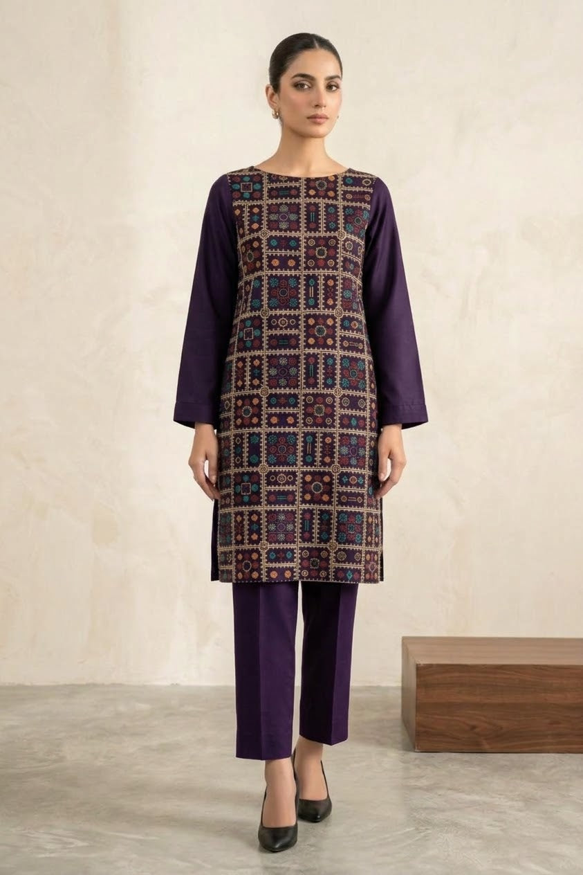 Bareeze Embroidered Karandi Unstitched ST 2pc
