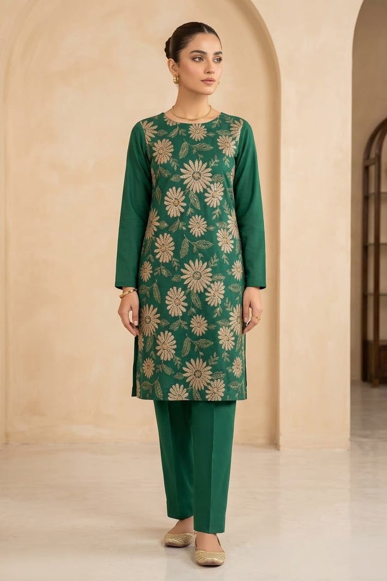 Bareeze Embroidered Karandi Unstitched ST 2pc