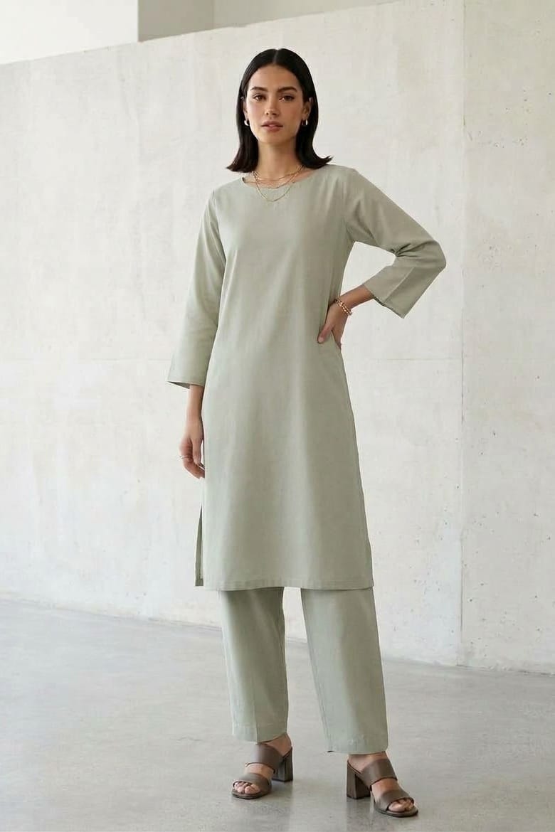 Sapphire Unstitched Plaino Linen ST 2pc