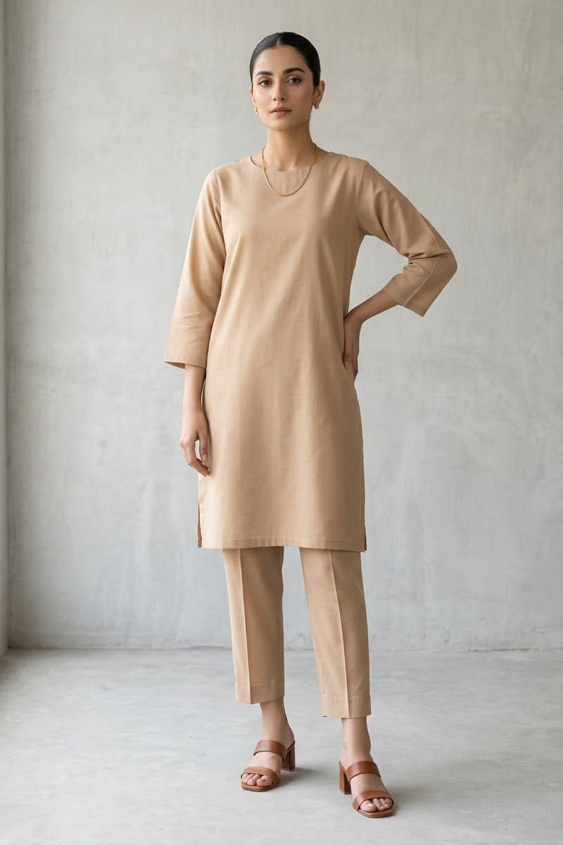 Sapphire Unstitched Plaino Slub Linen ST 2pc