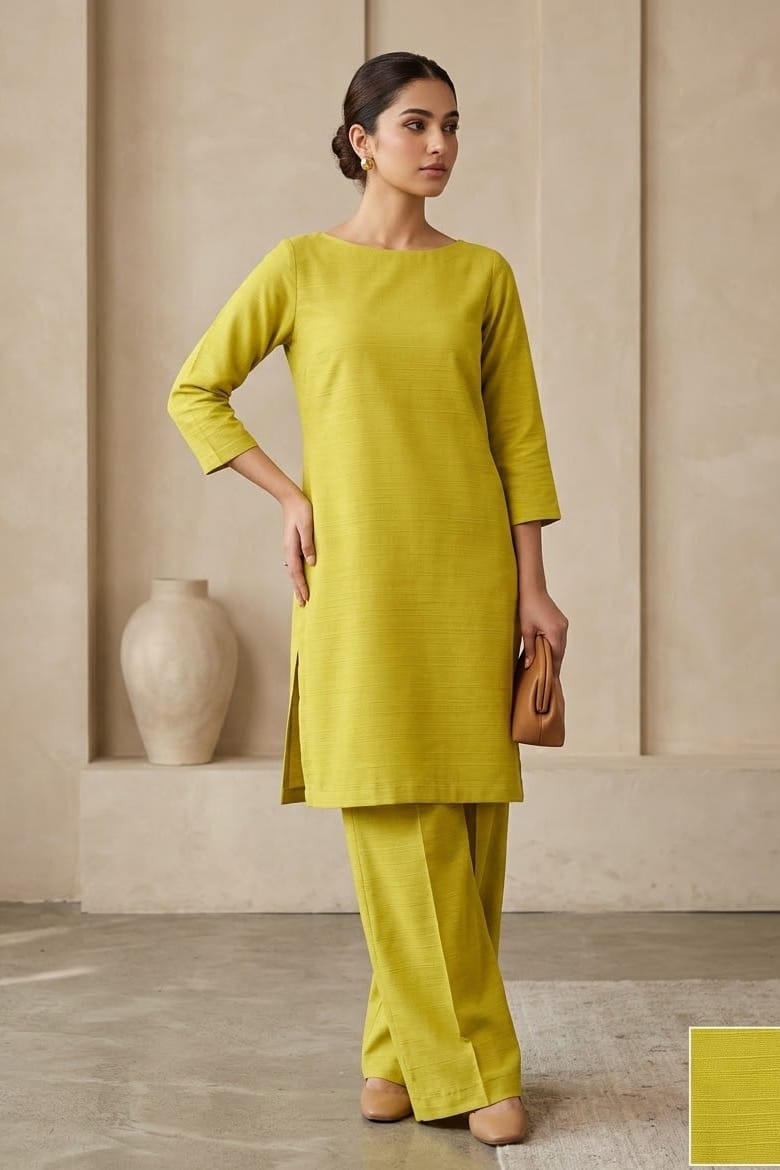 Sapphire Unstitched Plaino Slub Khaddar ST 2pc
