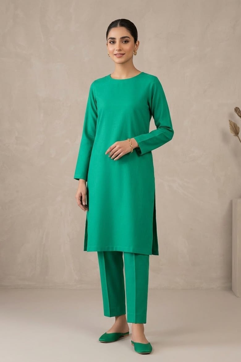 Sapphire Unstitched Plaino Khaddar ST 2pc
