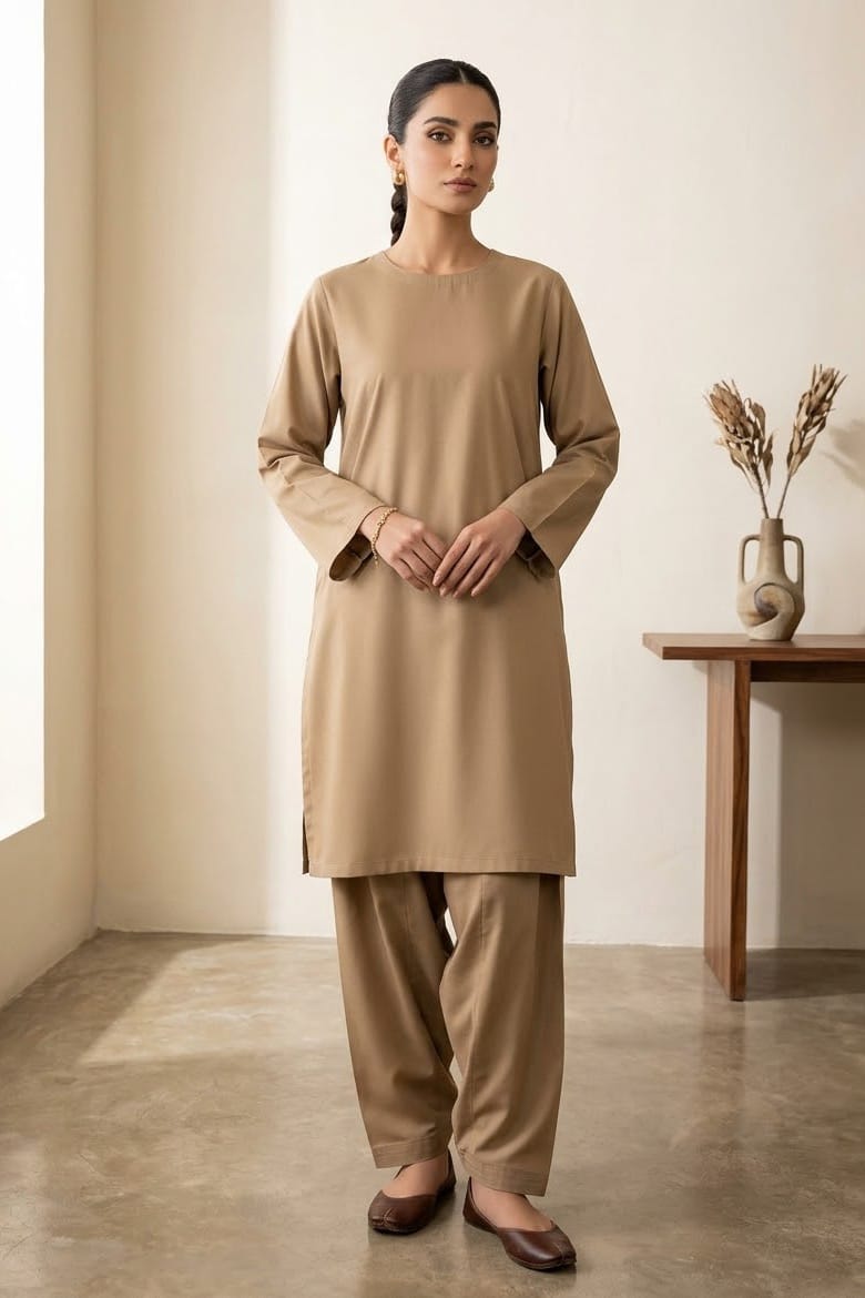 Sapphire Unstitched Plaino Linen ST 2pc