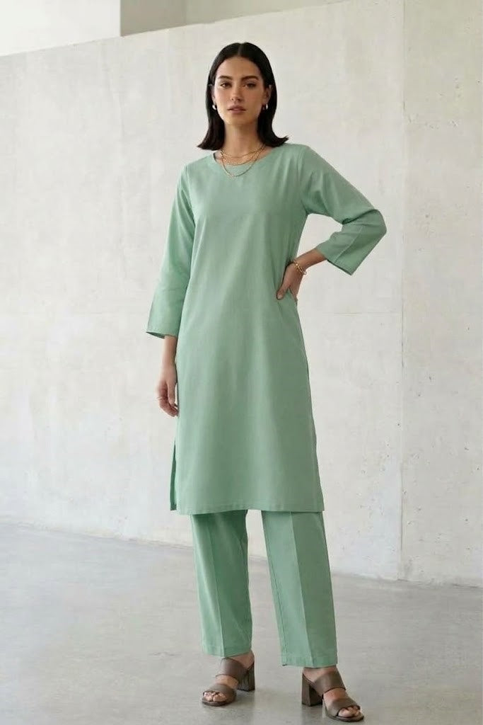 Sapphire Unstitched Plaino Khaddar ST 2pc