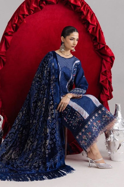 Parishay Panache Unstitched Luxury Kotrai 3pc