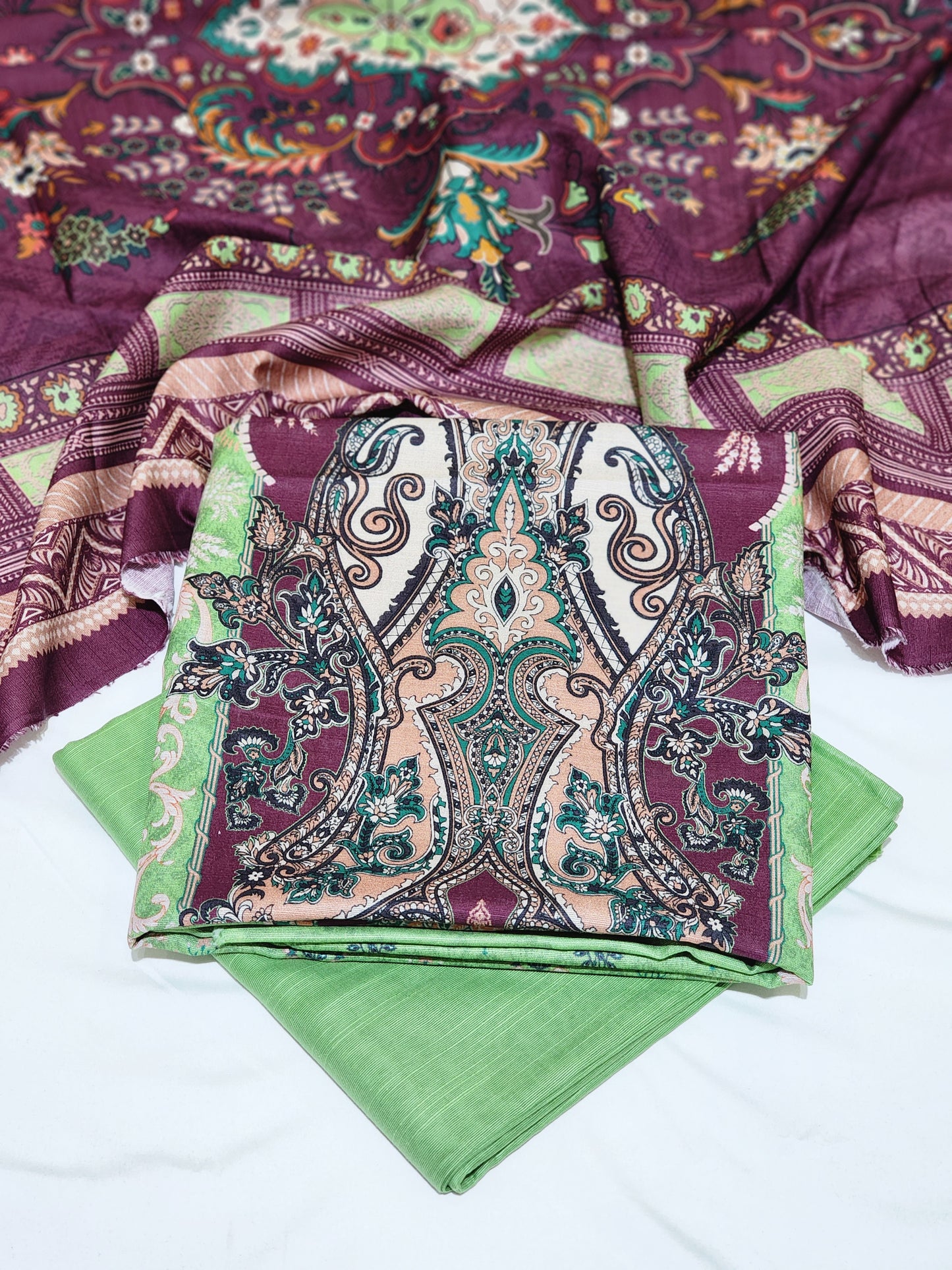 Asim Jofa Unstitched Printed Khaddar 3pc