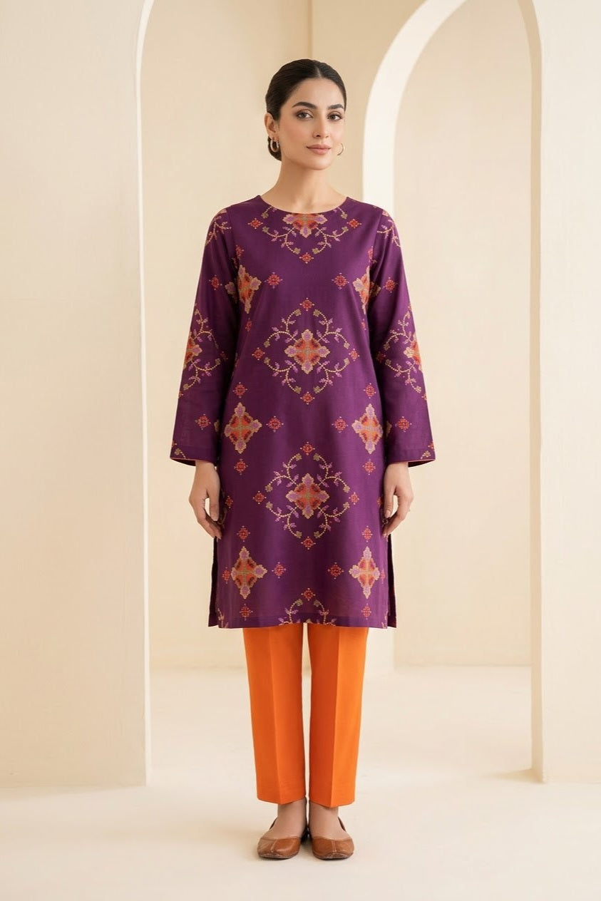 Mix Brand Unstitched Printed Linen ST 2pc