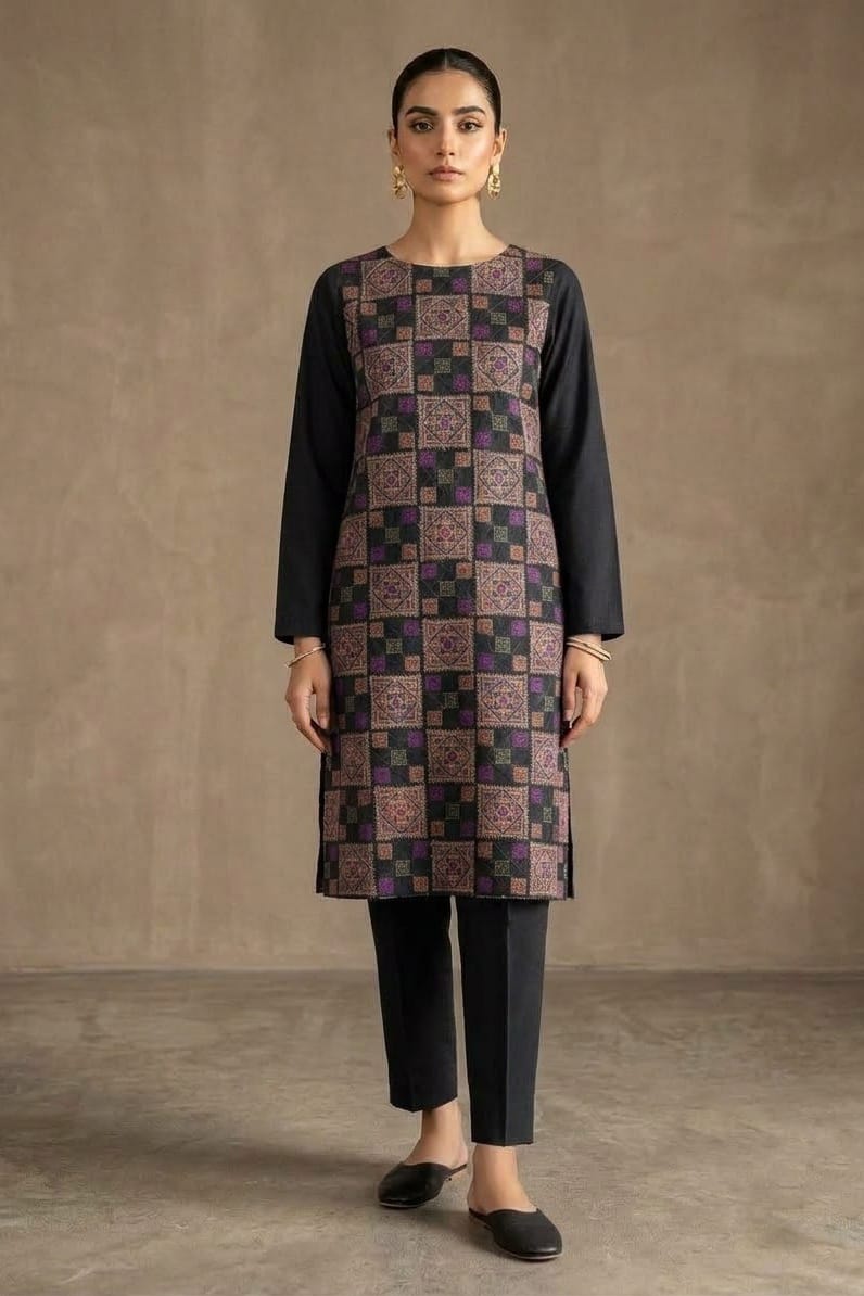 Bareeze Embroidered Karandi Unstitched ST 2pc
