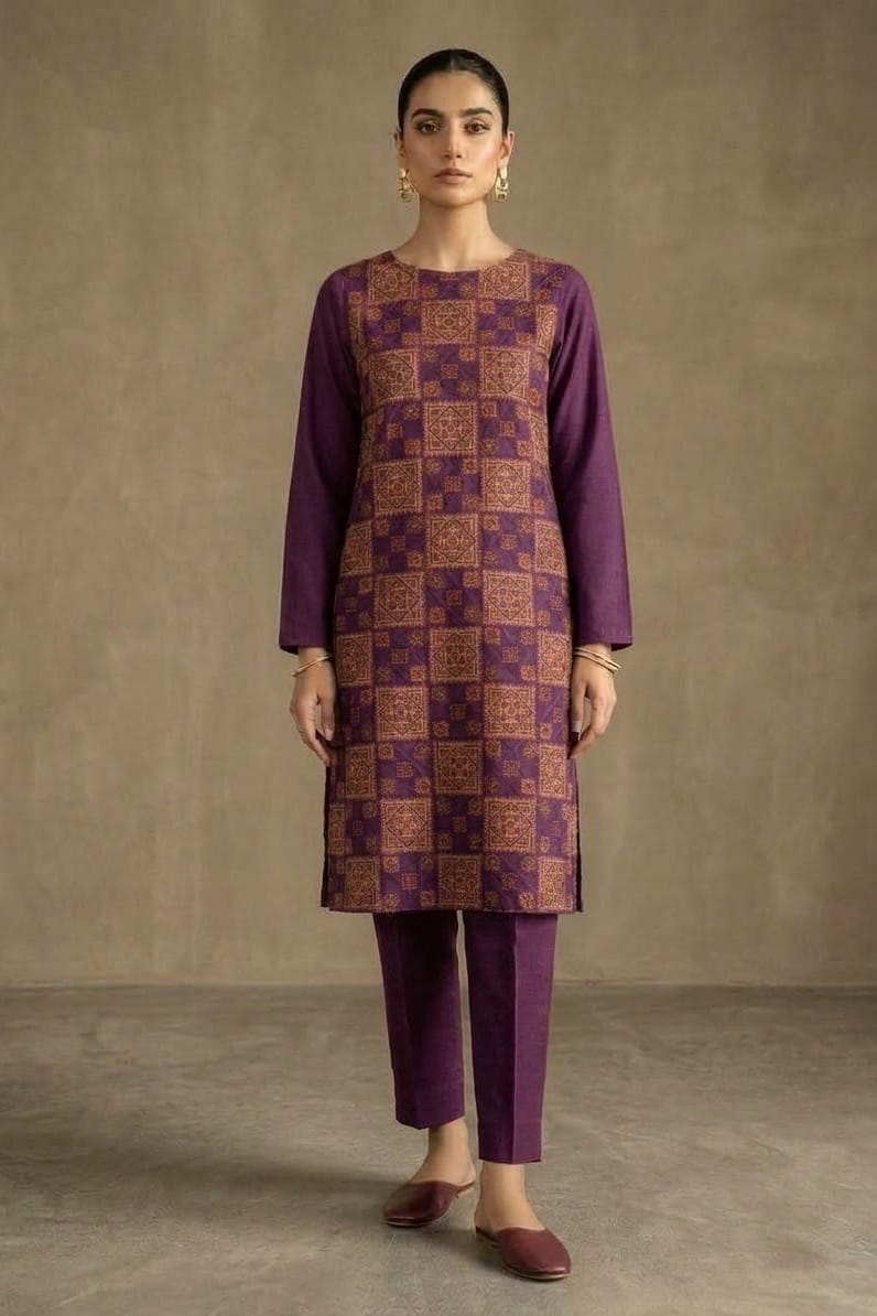 Bareeze Embroidered Karandi Unstitched ST 2pc