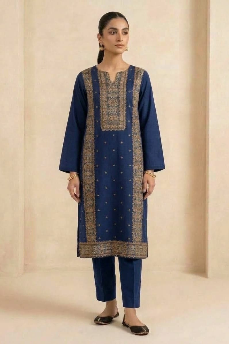 Bareeze Embroidered Karandi Unstitched ST 2pc