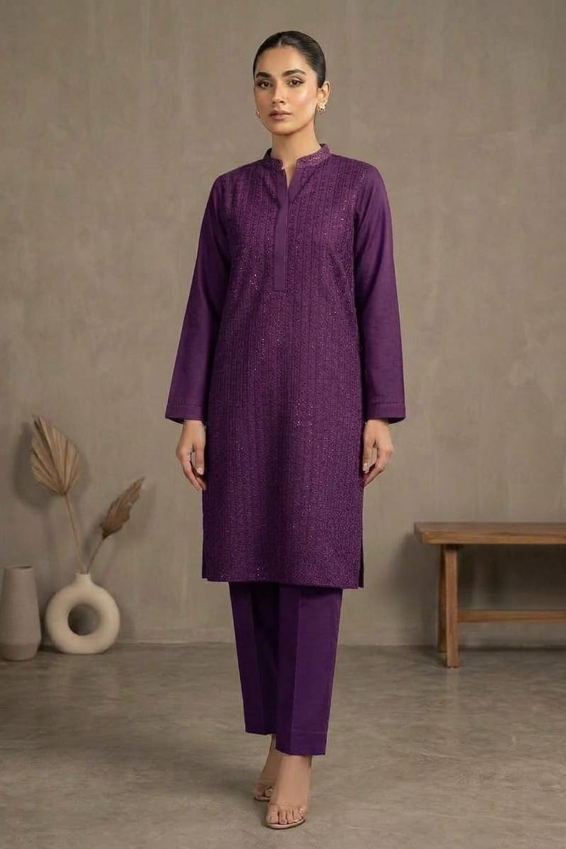 Bareeze Embroidered Karandi Unstitched ST 2pc