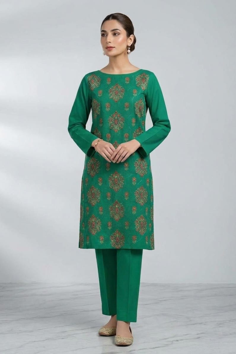 Bareeze Embroidered Karandi Unstitched ST 2pc