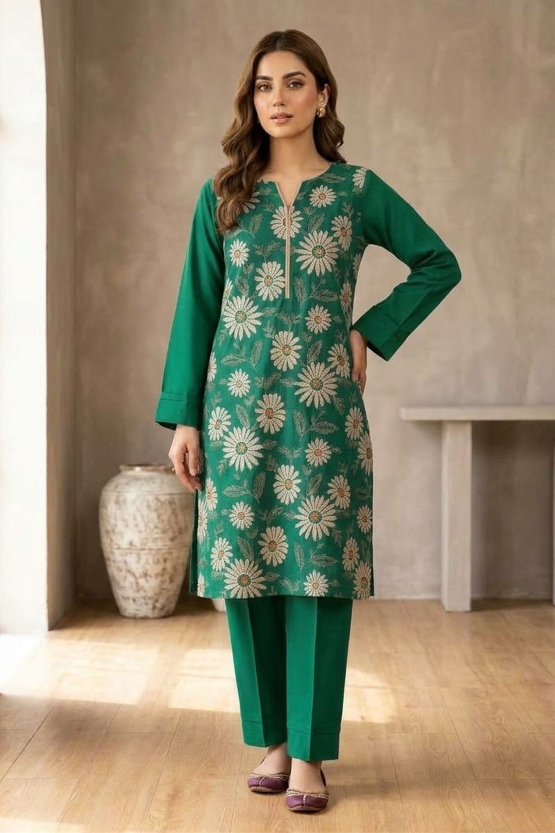 Bareeze Embroidered Karandi Unstitched ST 2pc