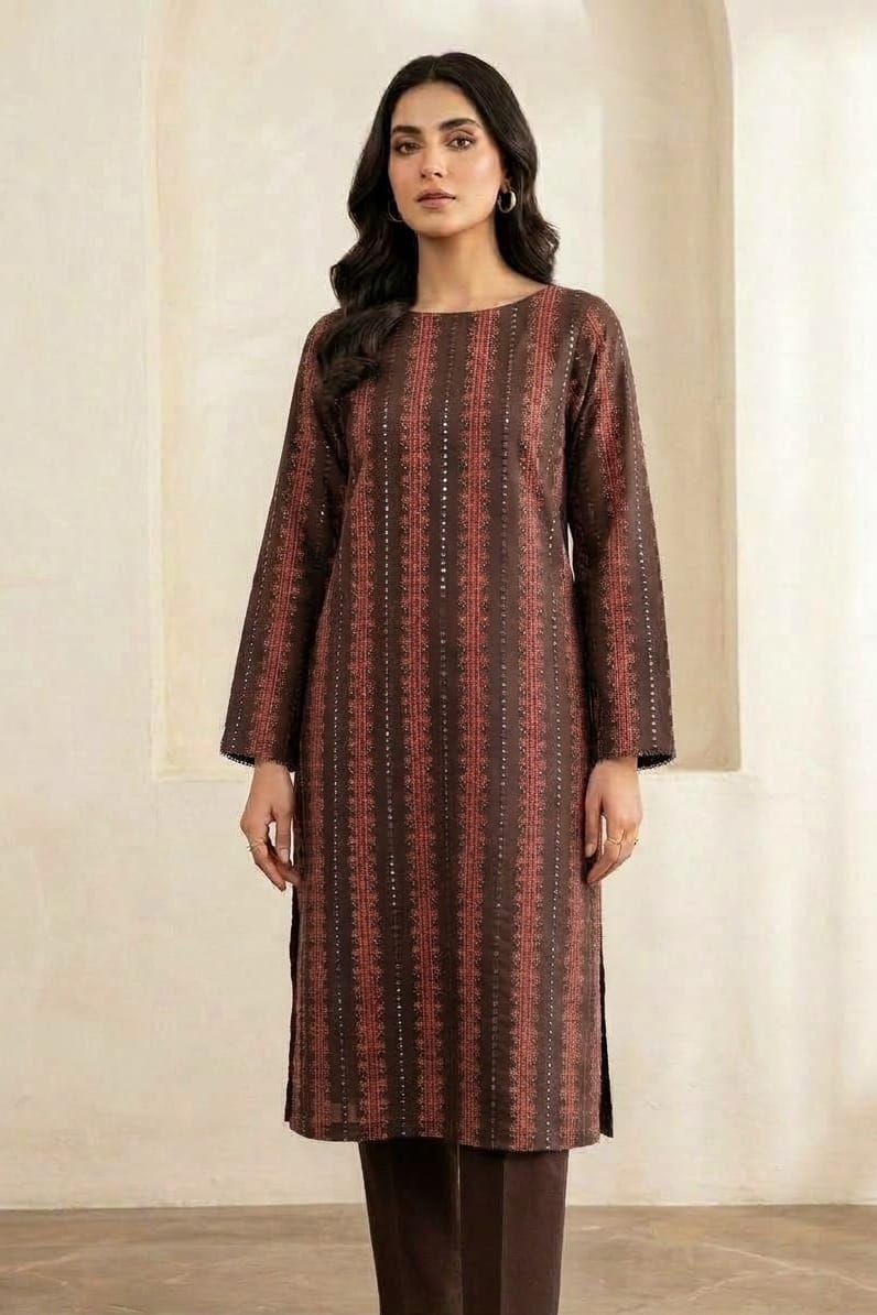 Bareeze Embroidered Karandi Unstitched ST 2pc