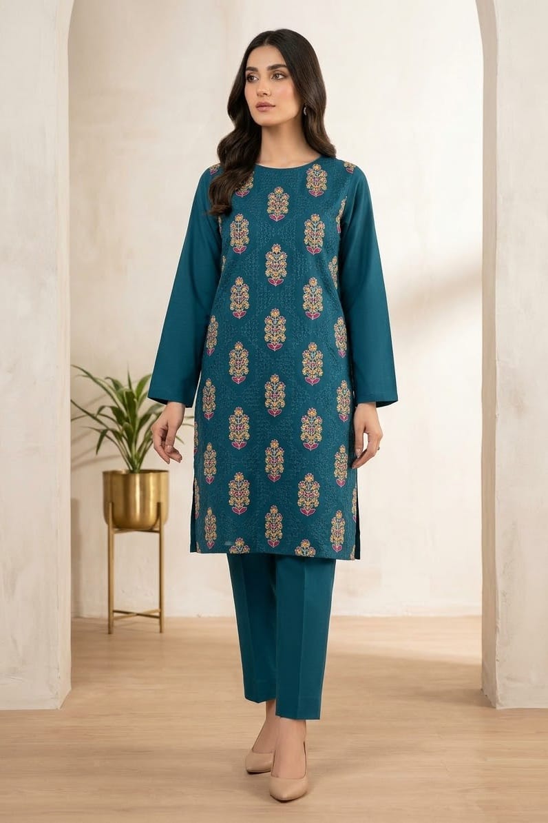 Bareeze Embroidered Karandi Unstitched ST 2pc