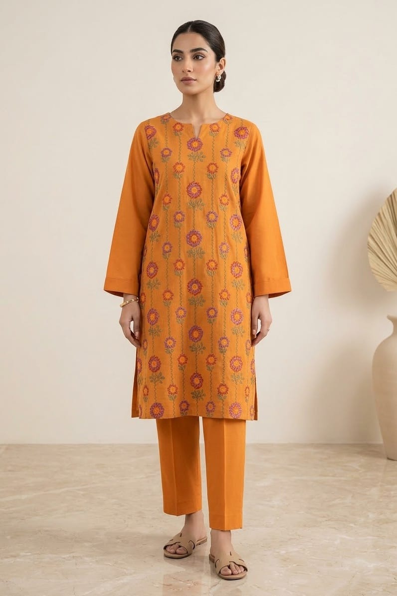 Bareeze Embroidered Karandi Unstitched ST 2pc