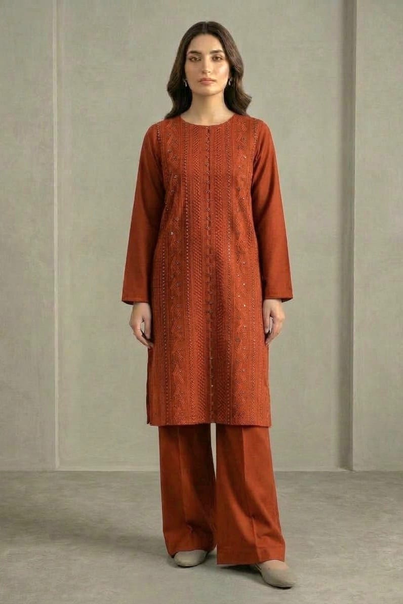 Bareeze Embroidered Karandi Unstitched ST 2pc