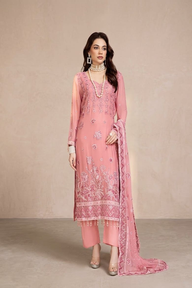 Noor jahan Sephora Unstitched Luxury Chiffon 3pc