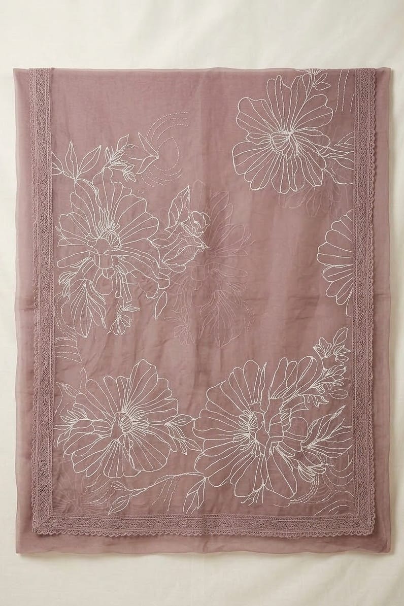 Sapphire Printed Organza Dupatta