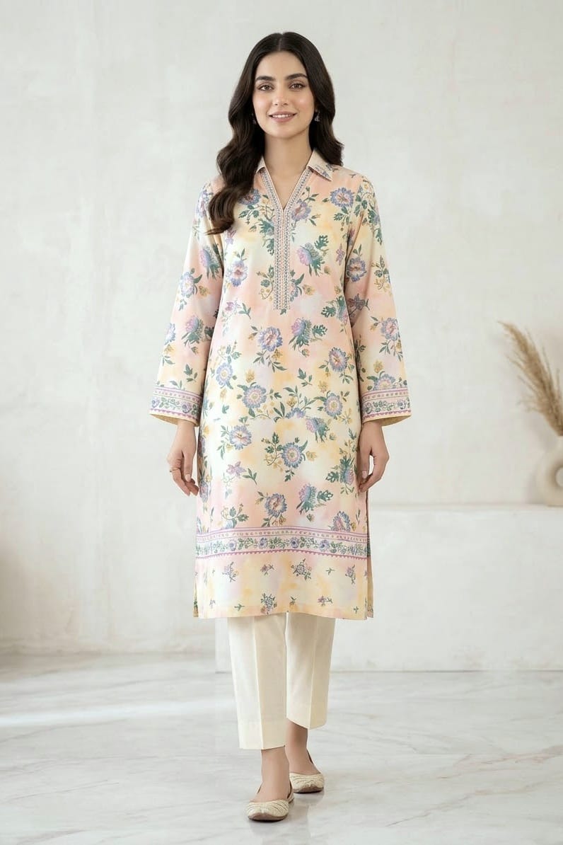Mix Brand Unstitched Printed Khaddar ST 2pc