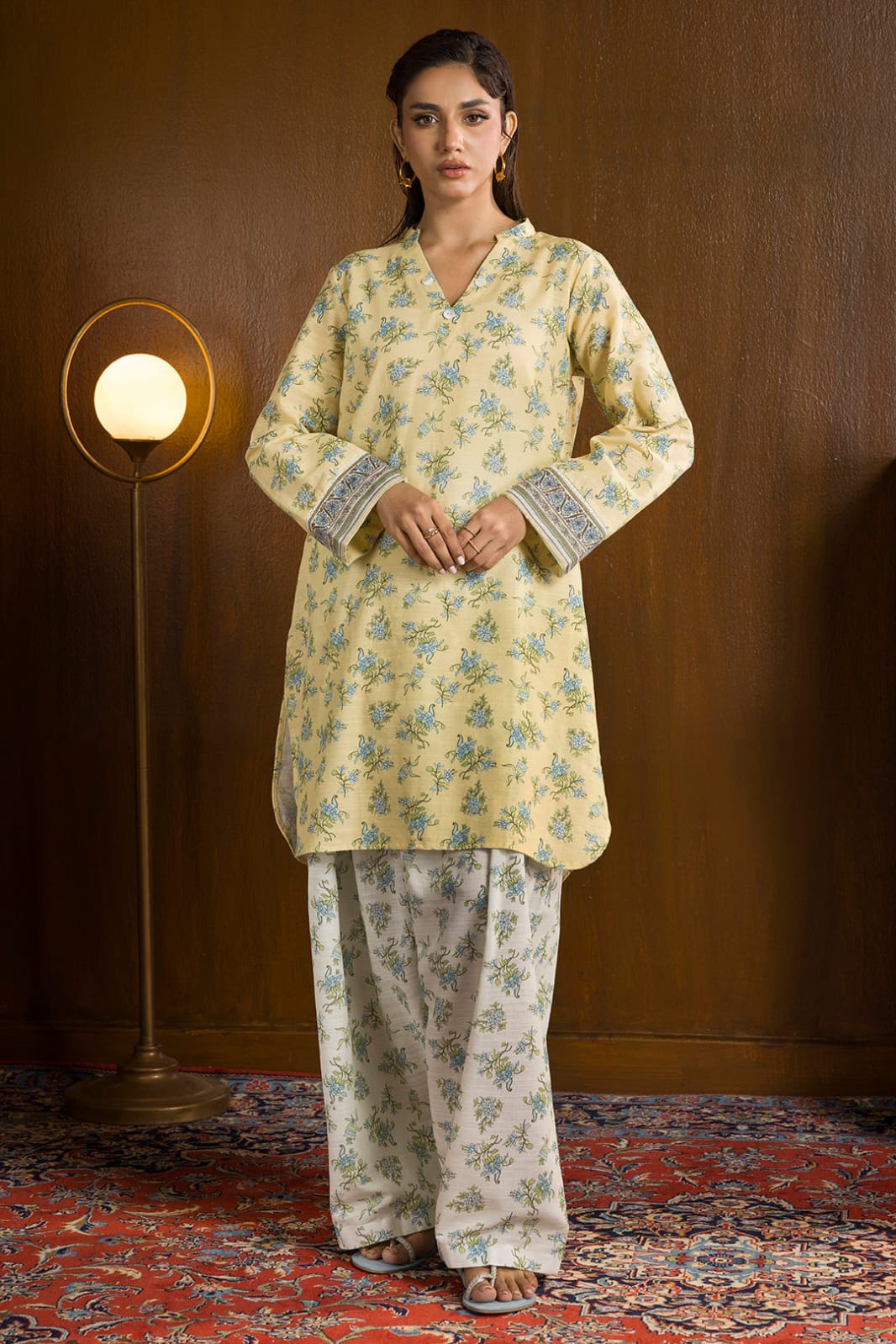 Zellbury Stitched Printed Khaddar ST 2pc