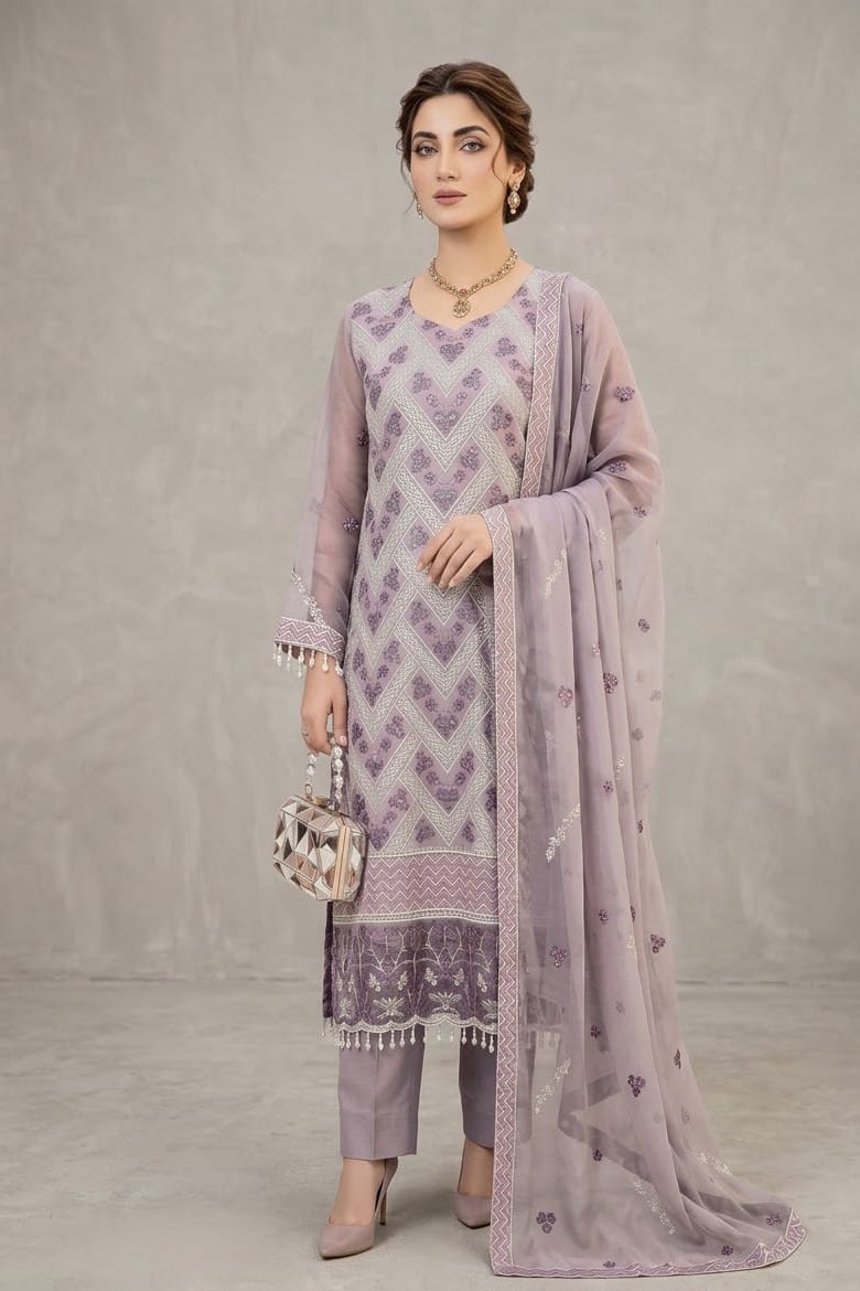 Noor Jahan Irha Unstiitched Embroidered 3pc