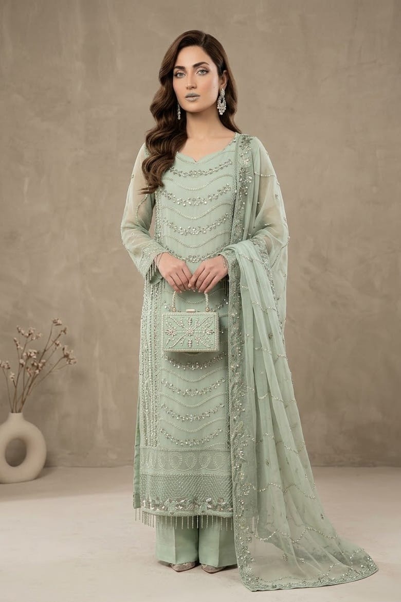Noor Jahan Irha Unstiitched Embroidered 3pc