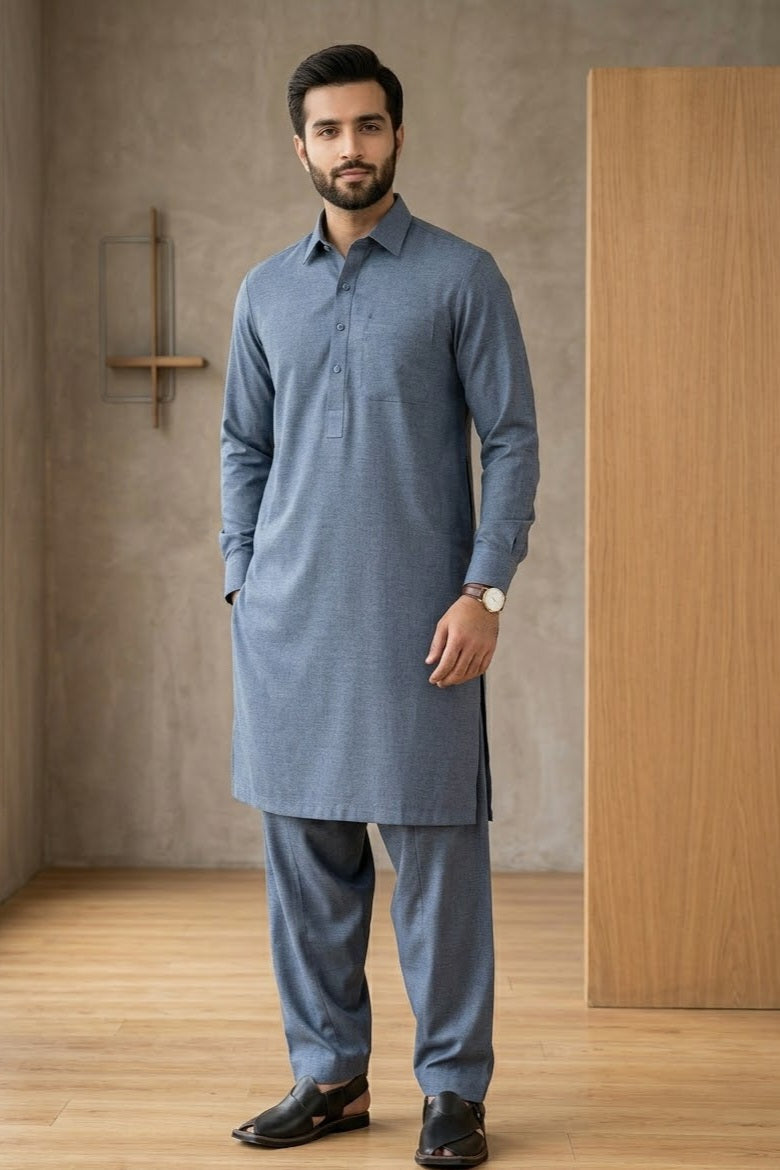 Zellbury Men's Unstitched Wash & Wear