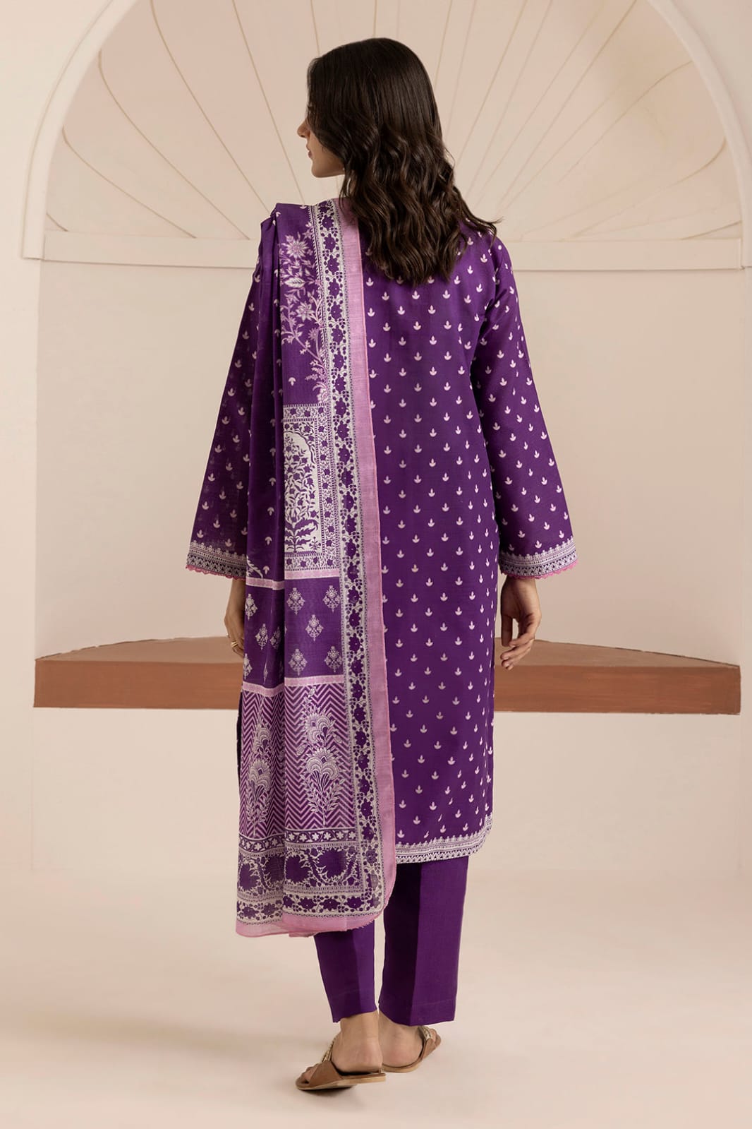 Zellbury Stitched Printed Khaddar 3pc