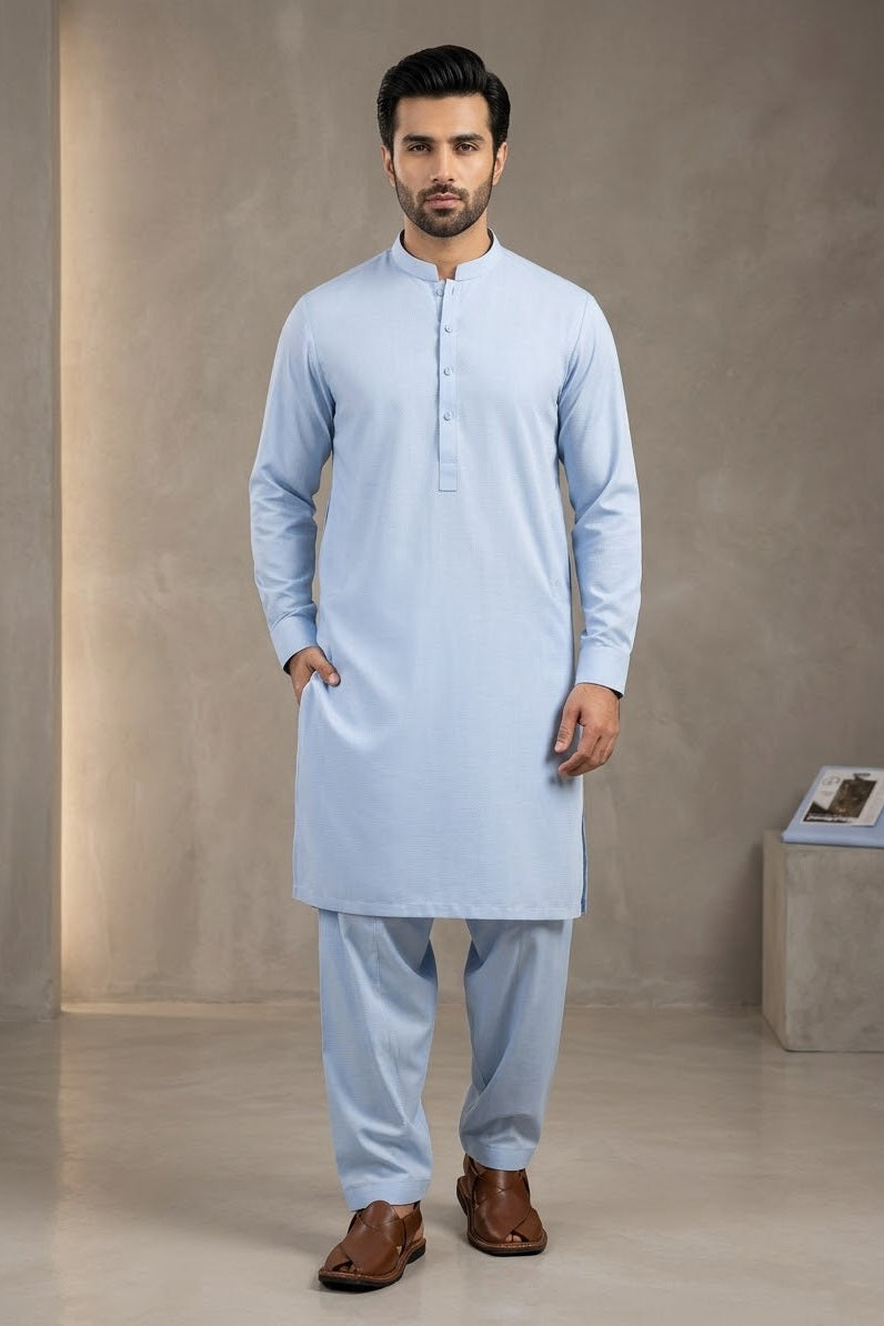Gul Ahmed Men's Unstitched Wash & Wear