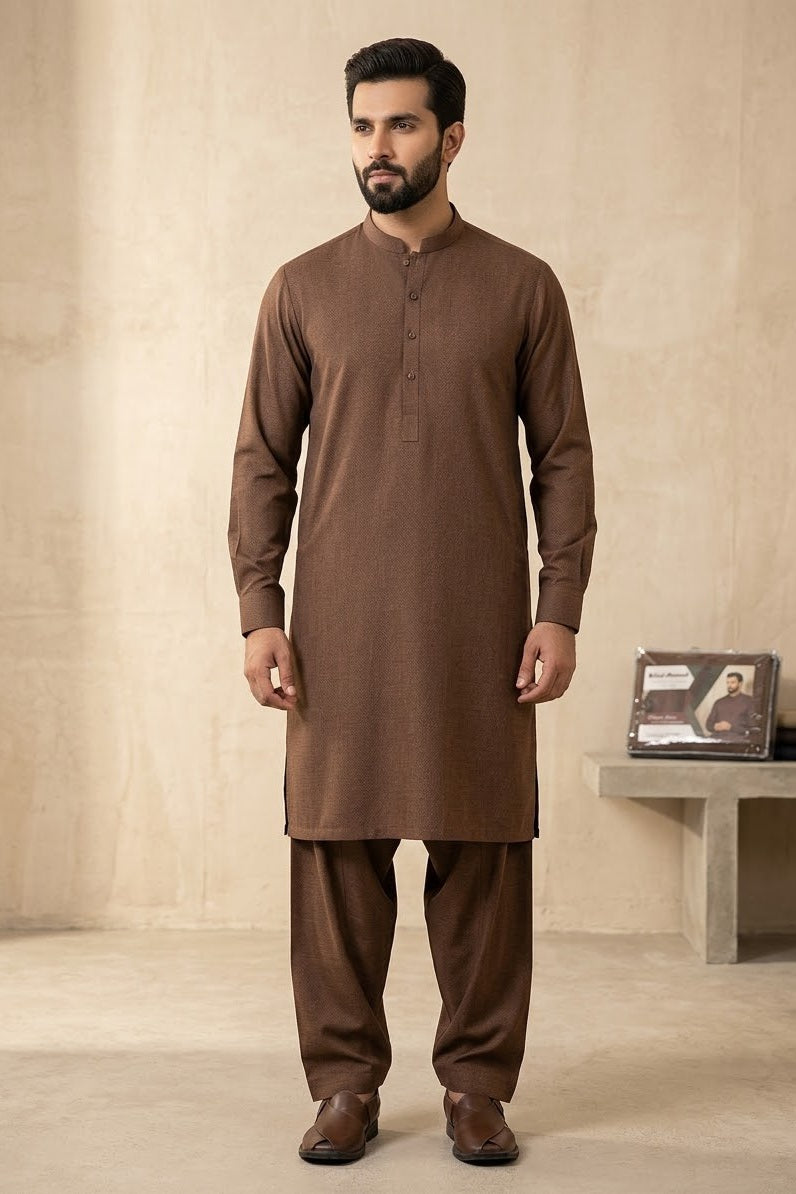 Gul Ahmed Men's Unstitched Wash & Wear