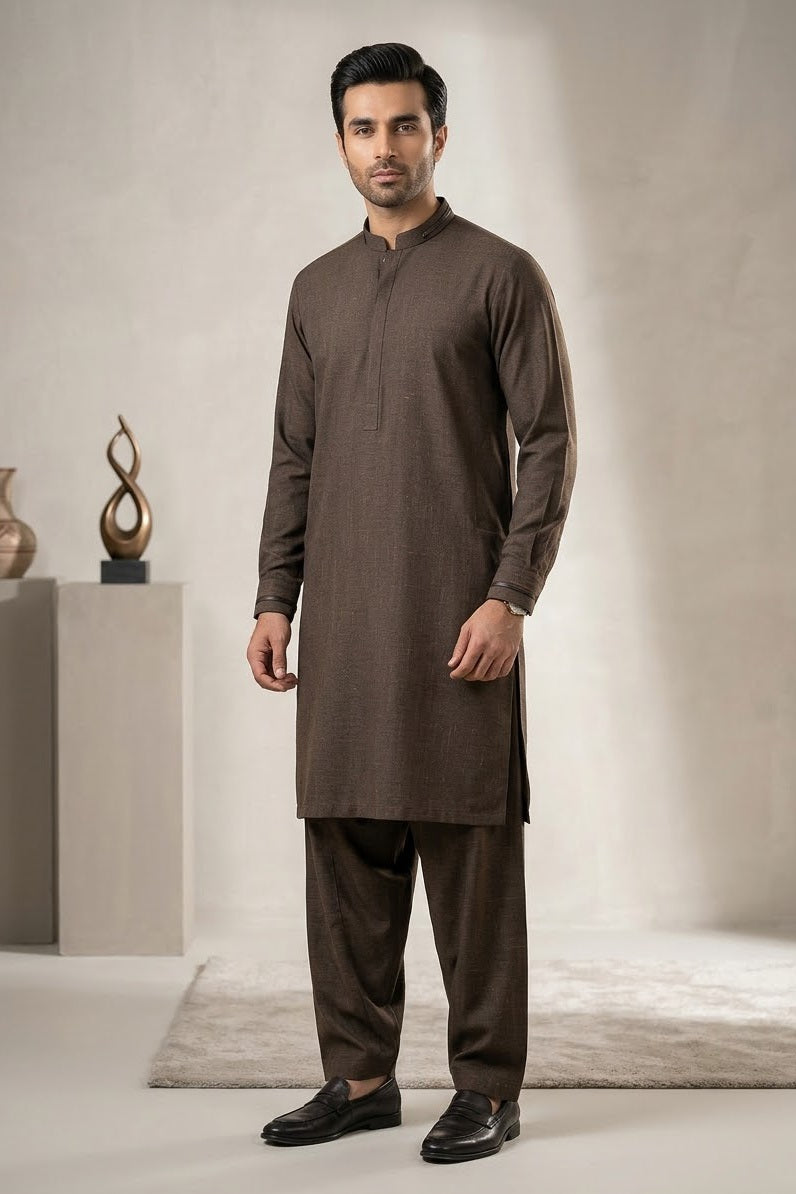 Gul Ahmed Men's Unstitched Wash & Wear