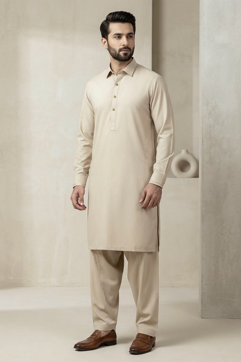 Alkaram Men's Unstitched Wash & Wear