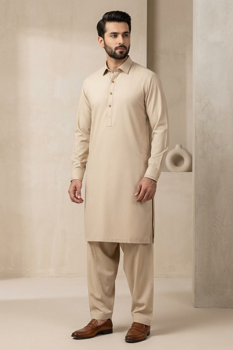 Alkaram Men's Unstitched Wash & Wear