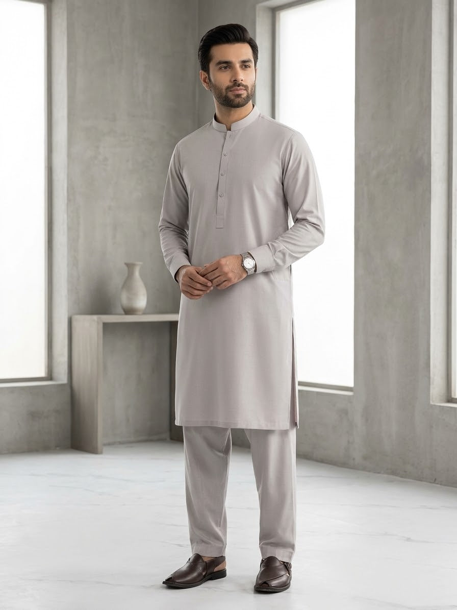 Alkaram Men's Unstitched Wash & Wear