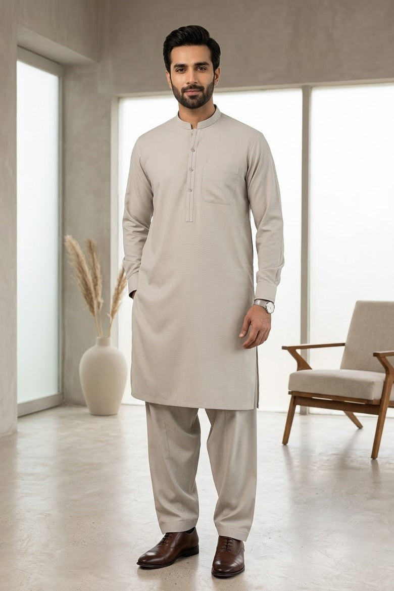 Alkaram Men's Unstitched Wash & Wear