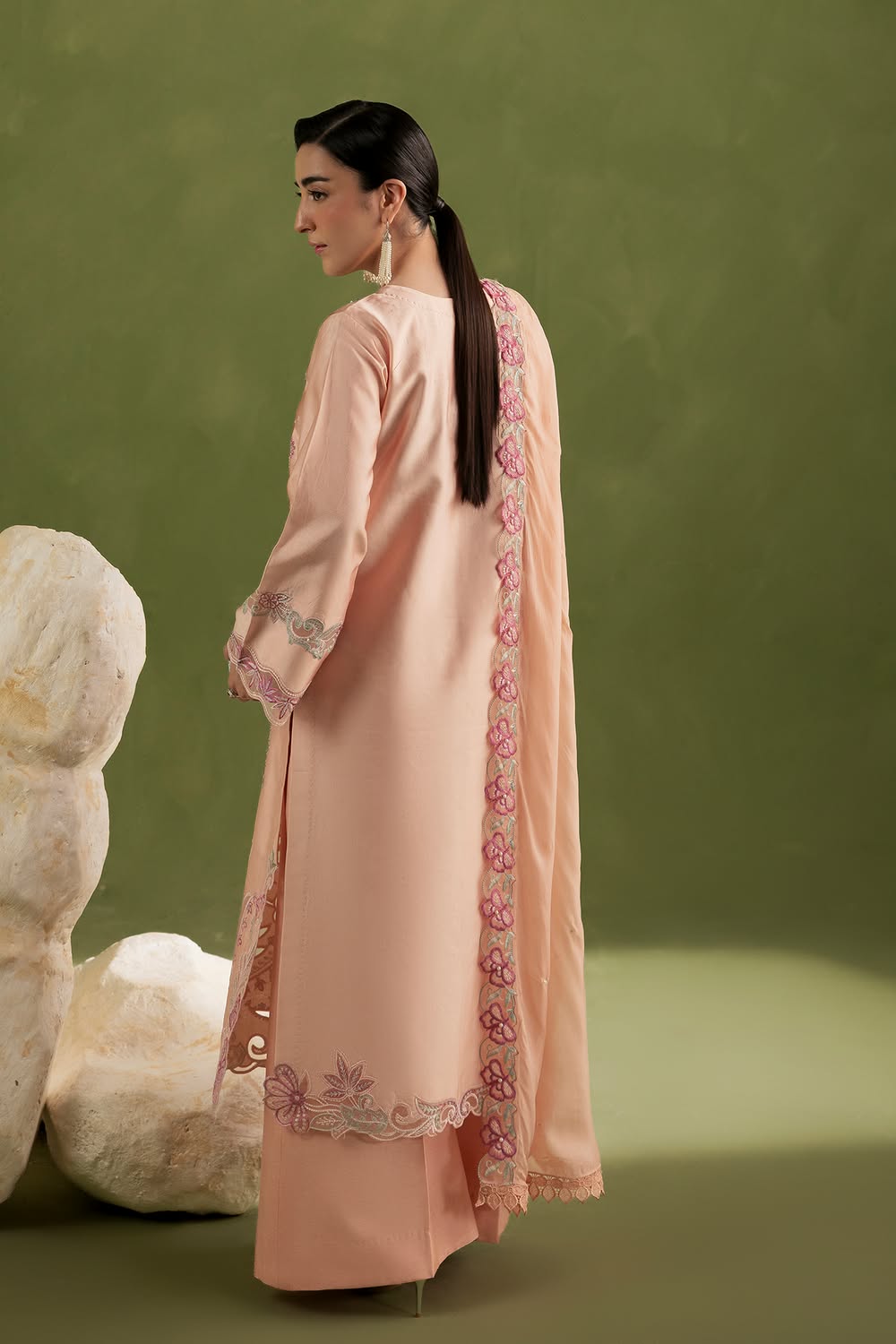 RajBari Silah Embroidered Luxury Formal Silk 3pc