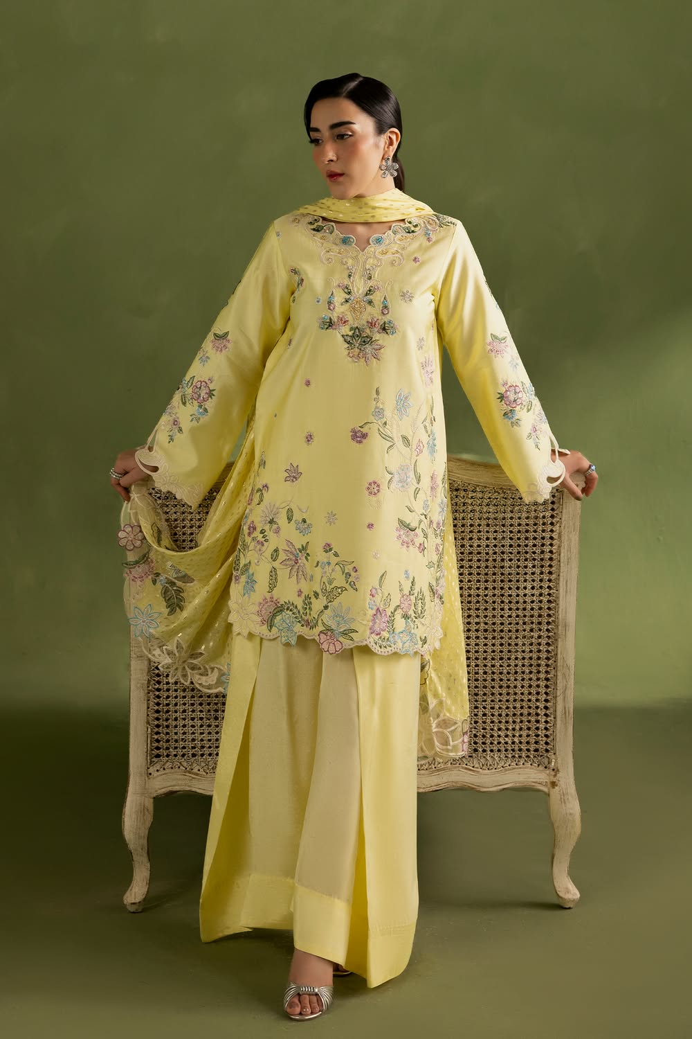 RajBari Silah Embroidered Luxury Formal Silk 3pc