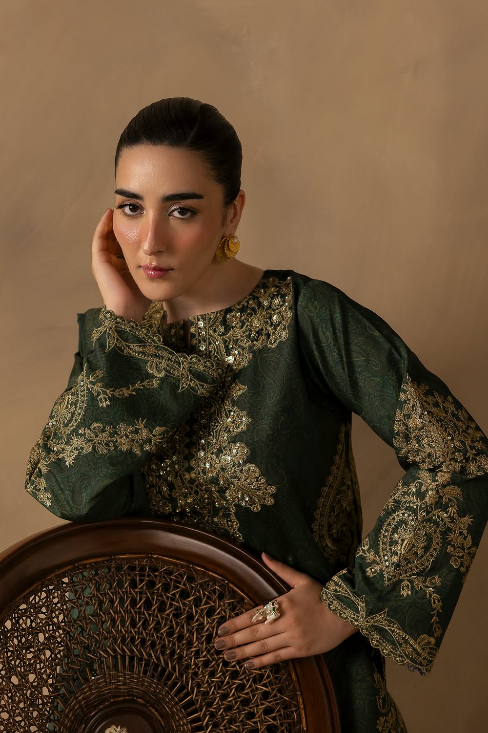 RajBari Silah Embroidered Luxury Formal Silk 3pc