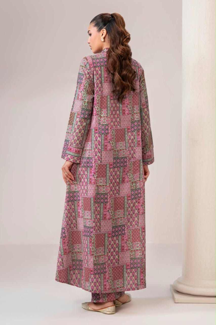 Lime Light Unstitched Printed Khaddar Shirt