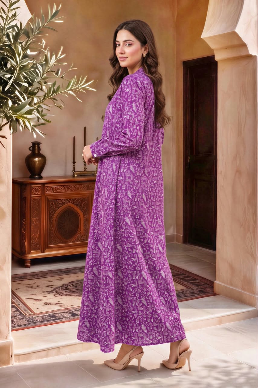 Lime Light Unstitched Printed Khaddar Shirt