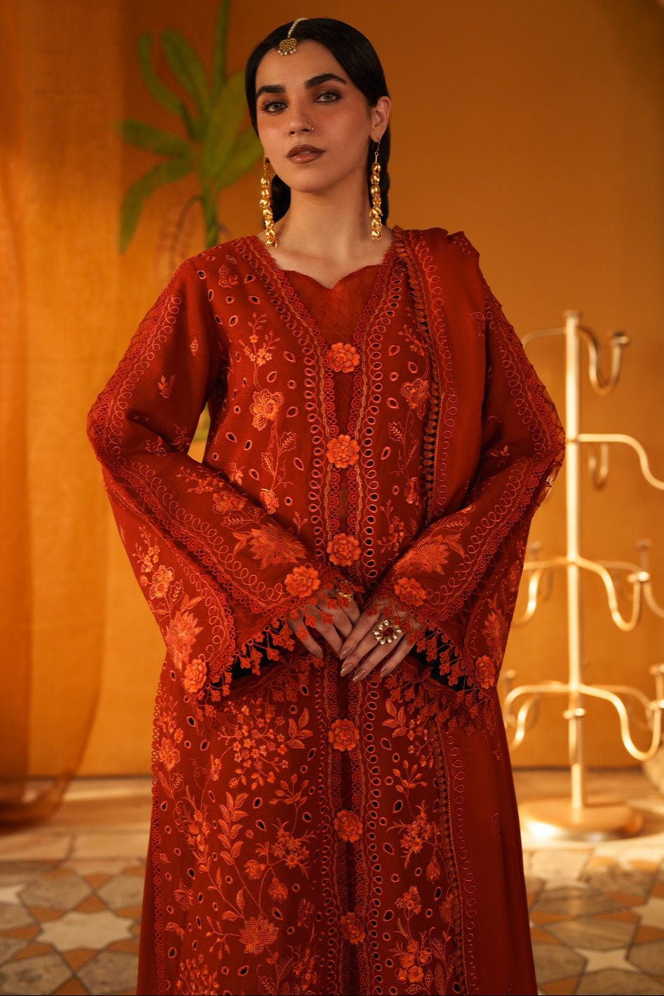 Mahnur Mastani Embroidered Luxury Karandi Unstitched 3pc