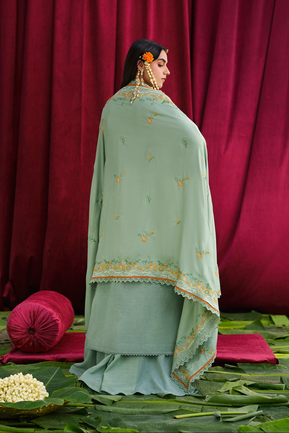 Mahnur Mastani Embroidered Luxury Karandi Unstitched 3pc